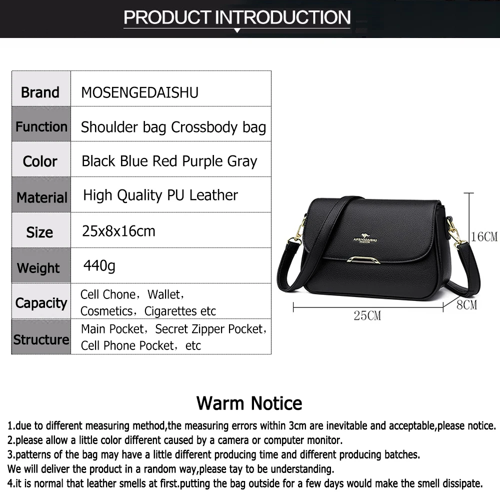 Vintage Women\'s Handbags High Quality Leather Totes Bag Female Top-Handle Bag Large Capacity Crossbody Shoulder Bag Bolso Mujer