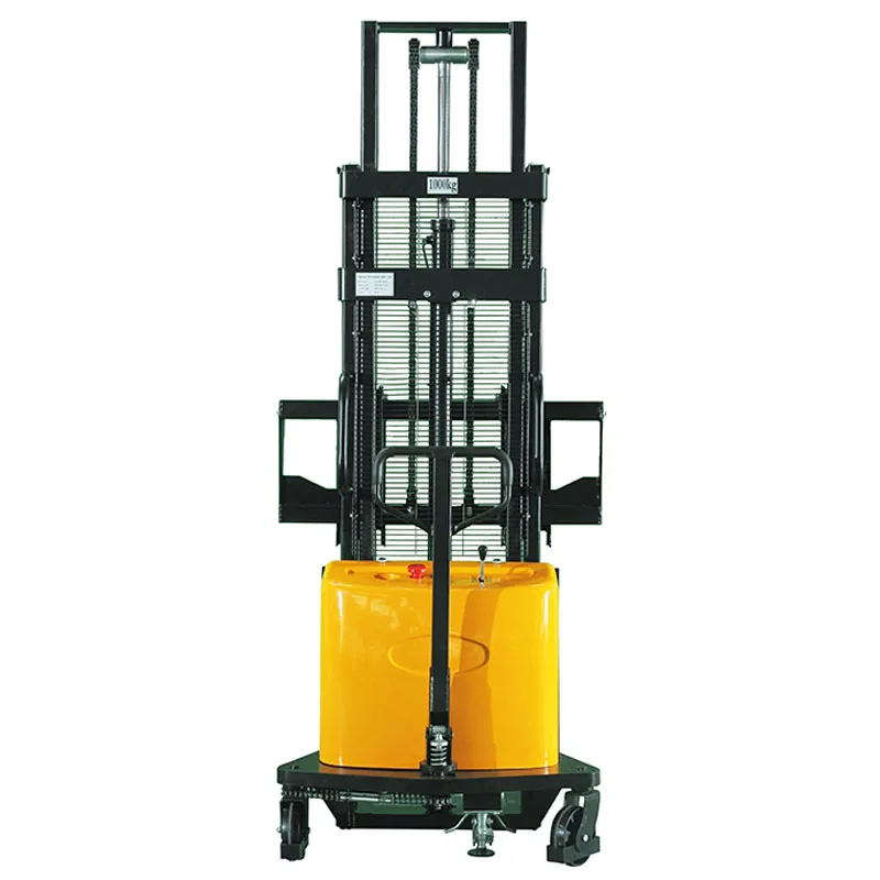 

【Best-selling】【Best-selling】Standing Operation Traspaleta Elevador 1.5ton Load Pallet Forklift Lifter Full Electric Stacker