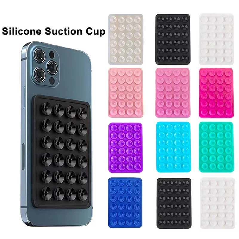 

Силиконовая односторонняя присоска-держатель для телефона, универсальный противоскользящий кронштейн с креплением на присоске