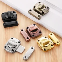 Anti-Theft Door Lock Buckles Cast Metal Hook Door Latch Toilet Doors Gate Lock Bolts for Hotel Bathroom Sliding Door