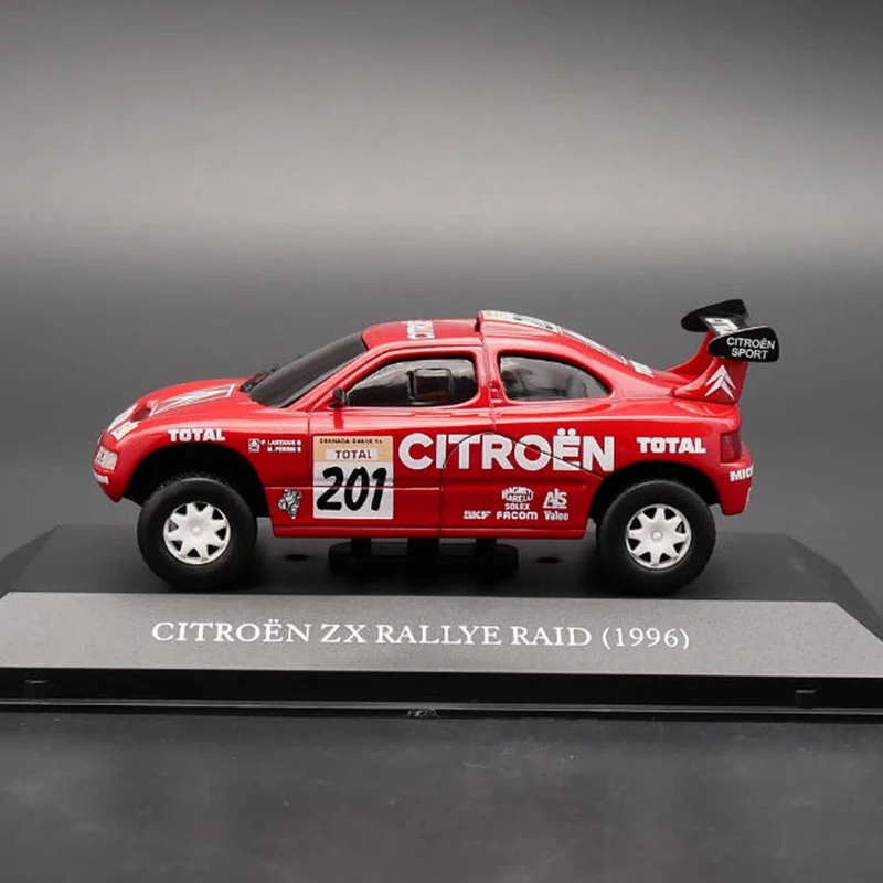 

Ixo 1:43 Citroen ZX Rallye Raid 1996, Dakar, модель автомобиля из сплава, классический сувенир для взрослых, подарок, статический дисплей