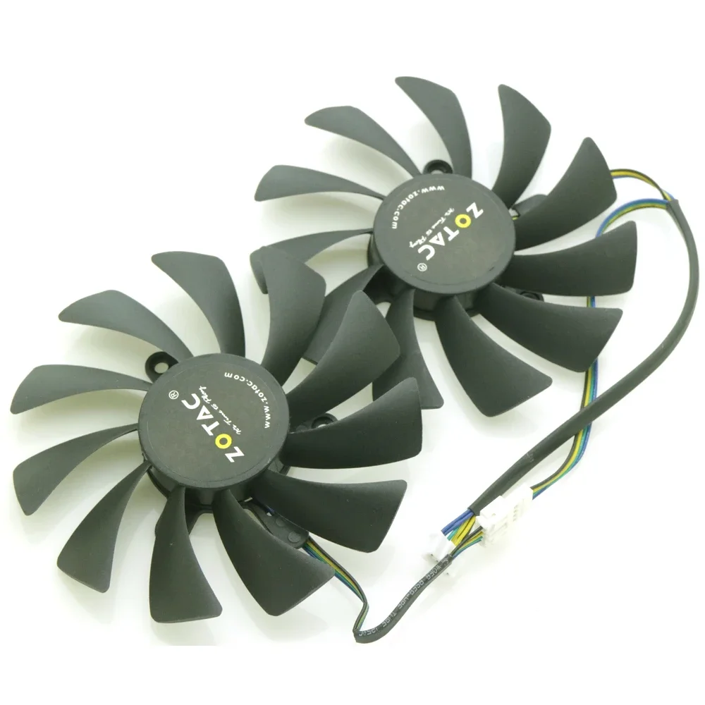 GAA8S2U - PFTB 95mm 42*42*42mm DC12V 0.45A VGA Fan For ZOTAC GTX1080Ti AMP EDITION 11GB Graphics Card Cooling Fan