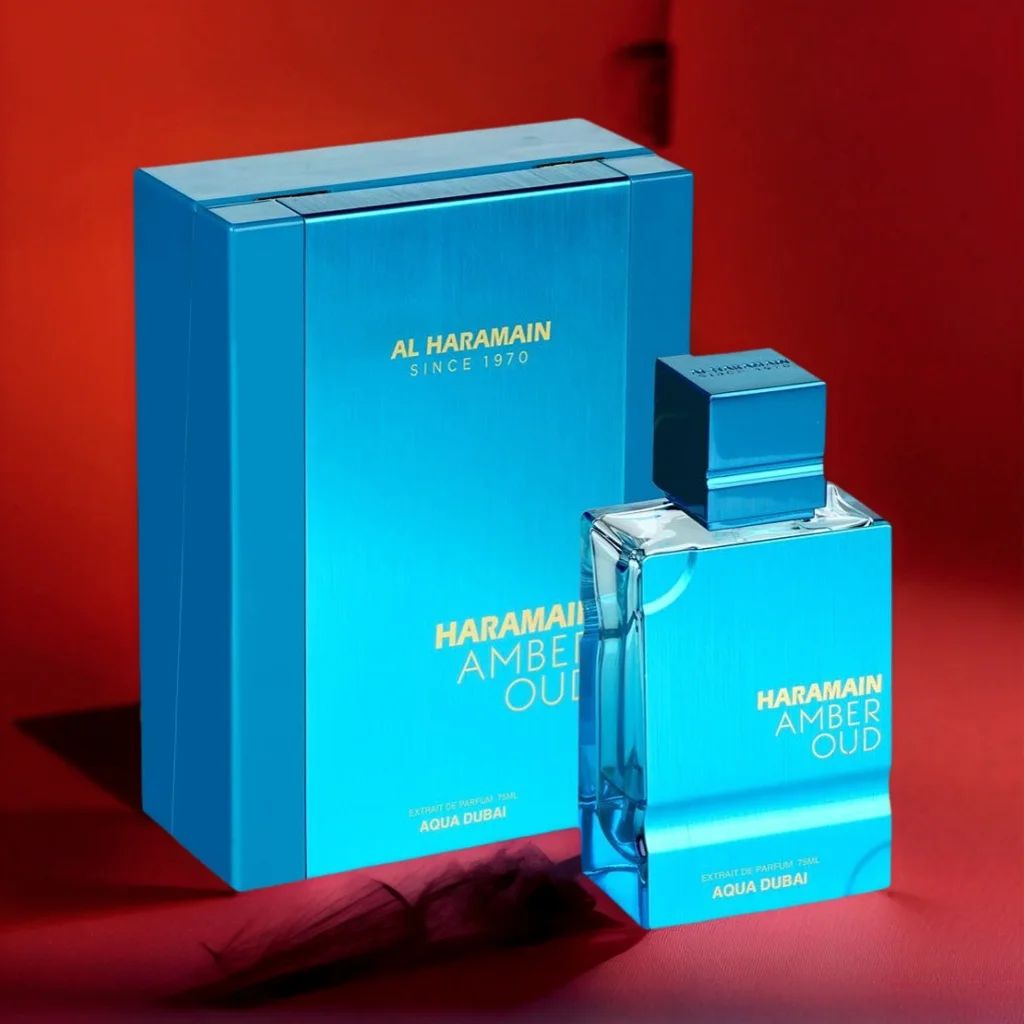 Al Haramain Amber Oud Aqua Eau de Parfum | 60 مل رائحة عطرية مائية طازجة | عطر عربي للجنسين مع ملاحظات البحرية وودي، #5