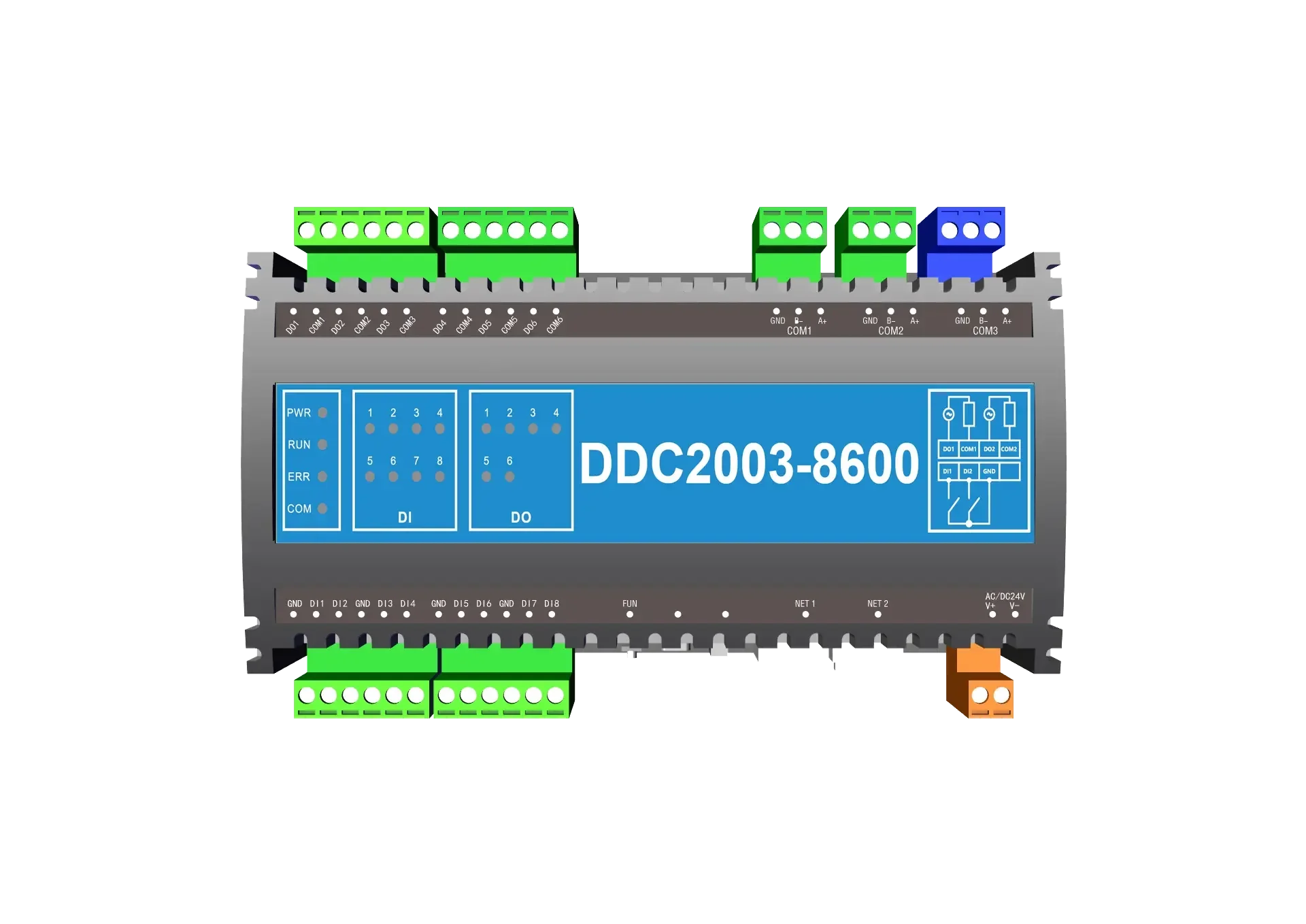 DDC Controller HMI all-in-one for iot solution monitoring Support DI/DO Modbus BACnet protocols