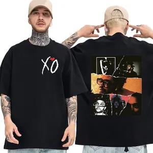Herren- und weibliches grafisches T-Shirt Das Weeknd XO, T-Shirt Extragrande, Hip Hop Rock, Streetwear Retro, After Hours Til Dawn Print 6 Hauptverkaufshirt XO - №2