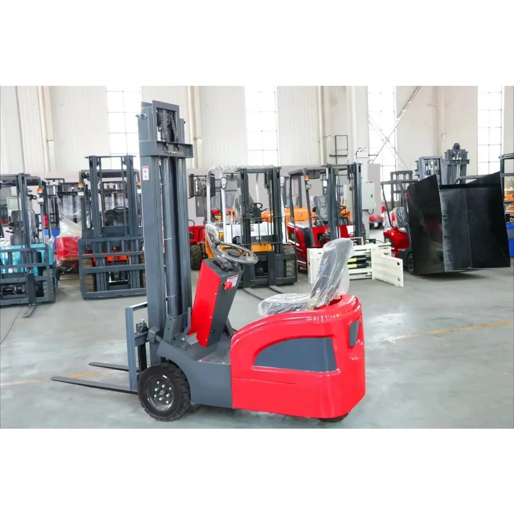 سعر المصنع رافعة شوكية كهربائية صغيرة 1 طن رافعة شوكية مدمجة 3000 مللي متر ارتفاع الرفع للمستودع مساحة ضيقة #2