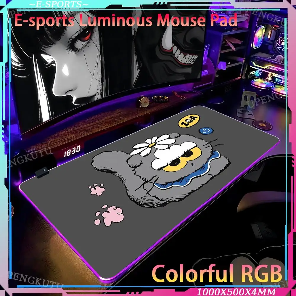 RGB Z-ZOA Friends Mouse Pad Computer Accessories Large Keyboard Laptop Table Pad The New Product Gamer Gaming 900x400x4mm