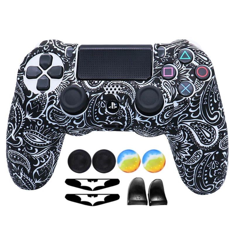 Soft Silicone Case For PS4 Skin Controller Accessories Gamepad Joystick Games Accessorries For PLAYSTATION4 Cover