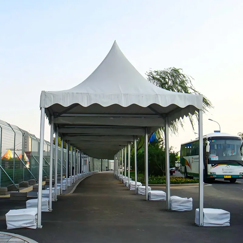 for White Aluminum Frame Party Pagoda Tents 5x5 3x3m Canopy Gazebo for Events Supplier