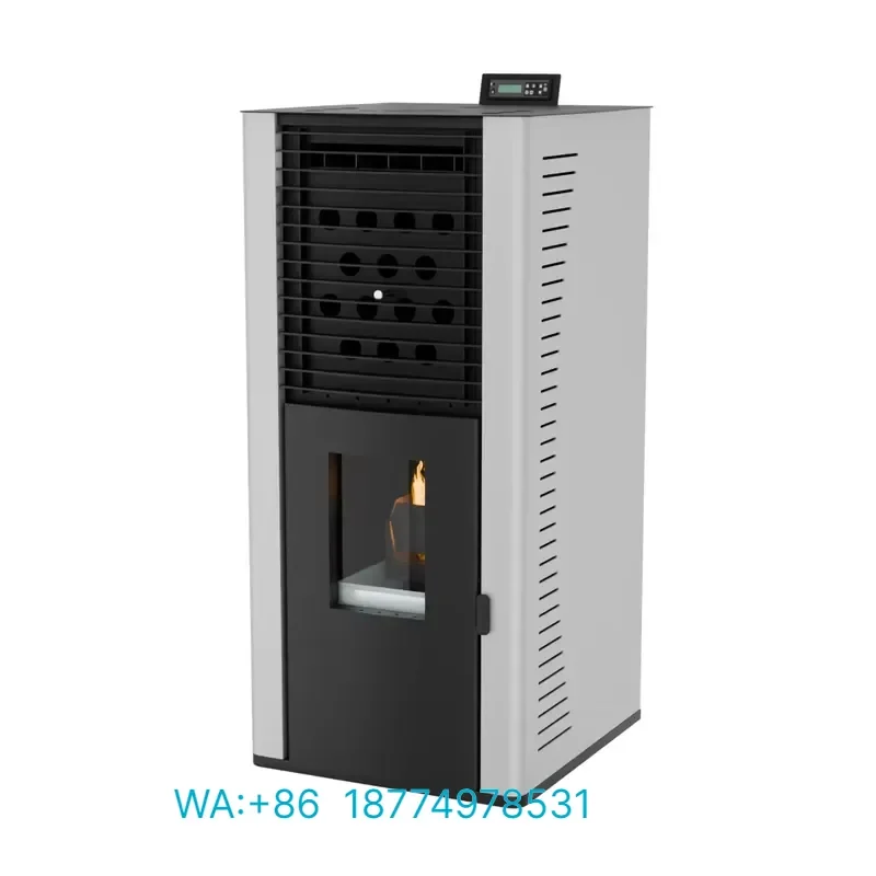 for PD-200 15kW WiFi Controlled Indoor Stainless Steel Pellet Stove Heater Modern Freestanding Fireplace for Kitchen Outdoor