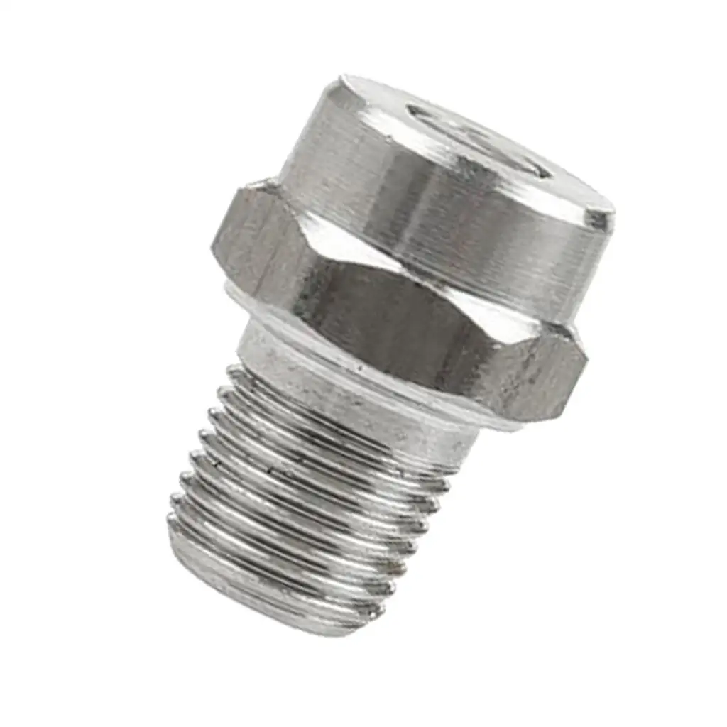 Silver Pressure Washer Spray Nozzle High Pressure Fan Tip Stainless Sprayer Nozzles for Car Wash