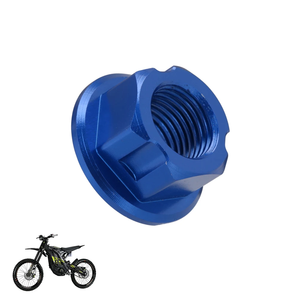 Motorcycle CNC Rear Axle Nut M12 1.25mm For Sur-Ron Surron Sur ron Light Bee S X Universal Electric Dirt Pit Bike Accessories