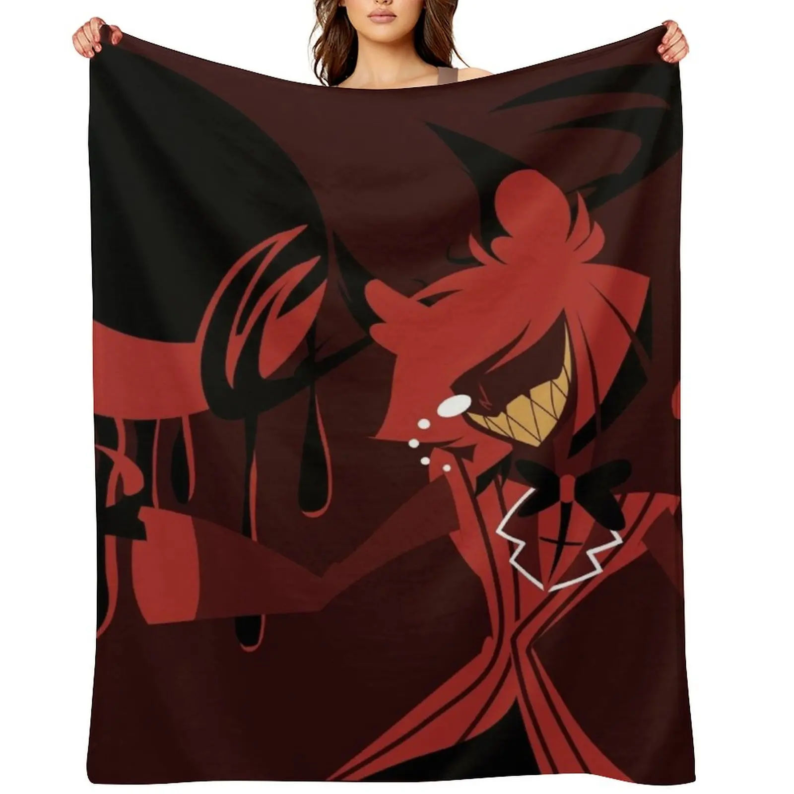 

Alastor's Moon Throw Blanket Sleeping Bag Bed linens Thermal Travel Blankets