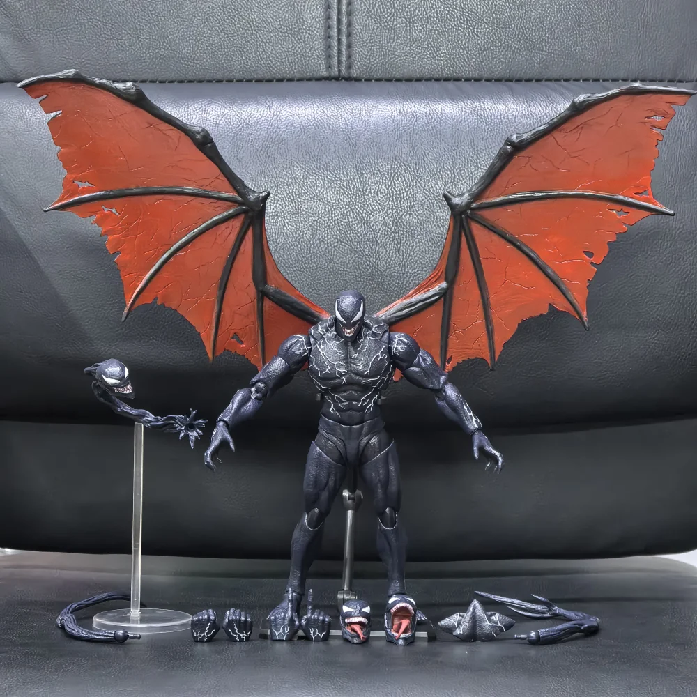 Venom Movie 6 "Scala Action Figure Edward Brock Wings King In Black Let There Be Carnage Legends Incredibili giocattoli di ragno Bambola di Natale G