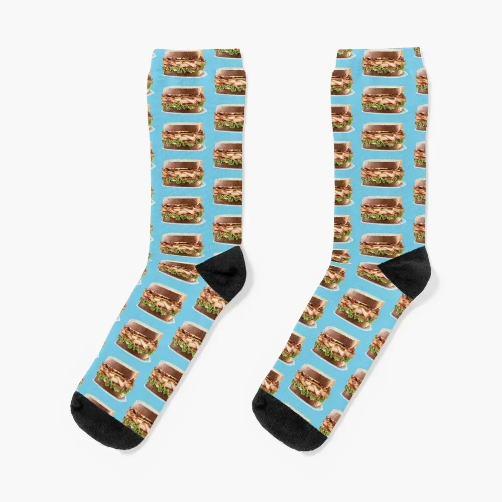 Delicious Turkey Sandwich Socks sports stockings Crossfit christmas gifts Antiskid soccer Socks Men's Women's