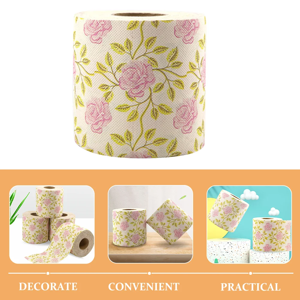 Printed Toilet Paper Towel Towels Bulk Kitchen Napkin Printing Tissue Decor Bath Tissues Soft Bamboo Pulp Lunch Girl