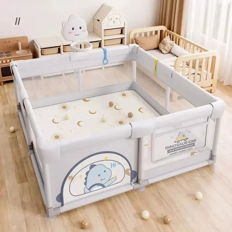 Indoor Outdoor Foldable Easy Setup Safety Gate Child Pet Barrier Baby Baby Playpen Play Yard Portable Bed Rail Guard Playpen