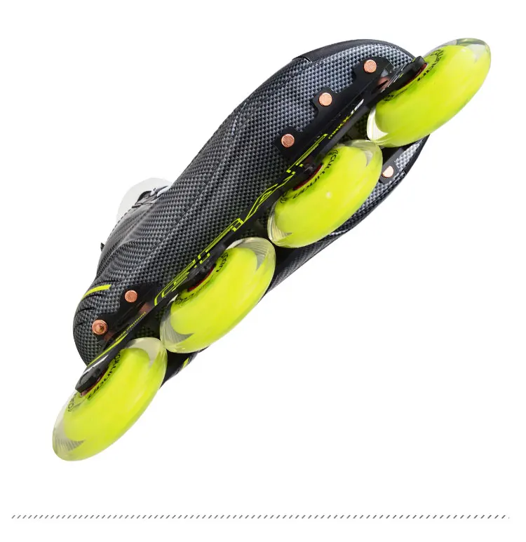 أسود وأخضر CNC الكل في واحد من سبائك الألومنيوم يدعم أحذية التزلج الدوارة ذات العجلات الأربع في آسيا فقط #3