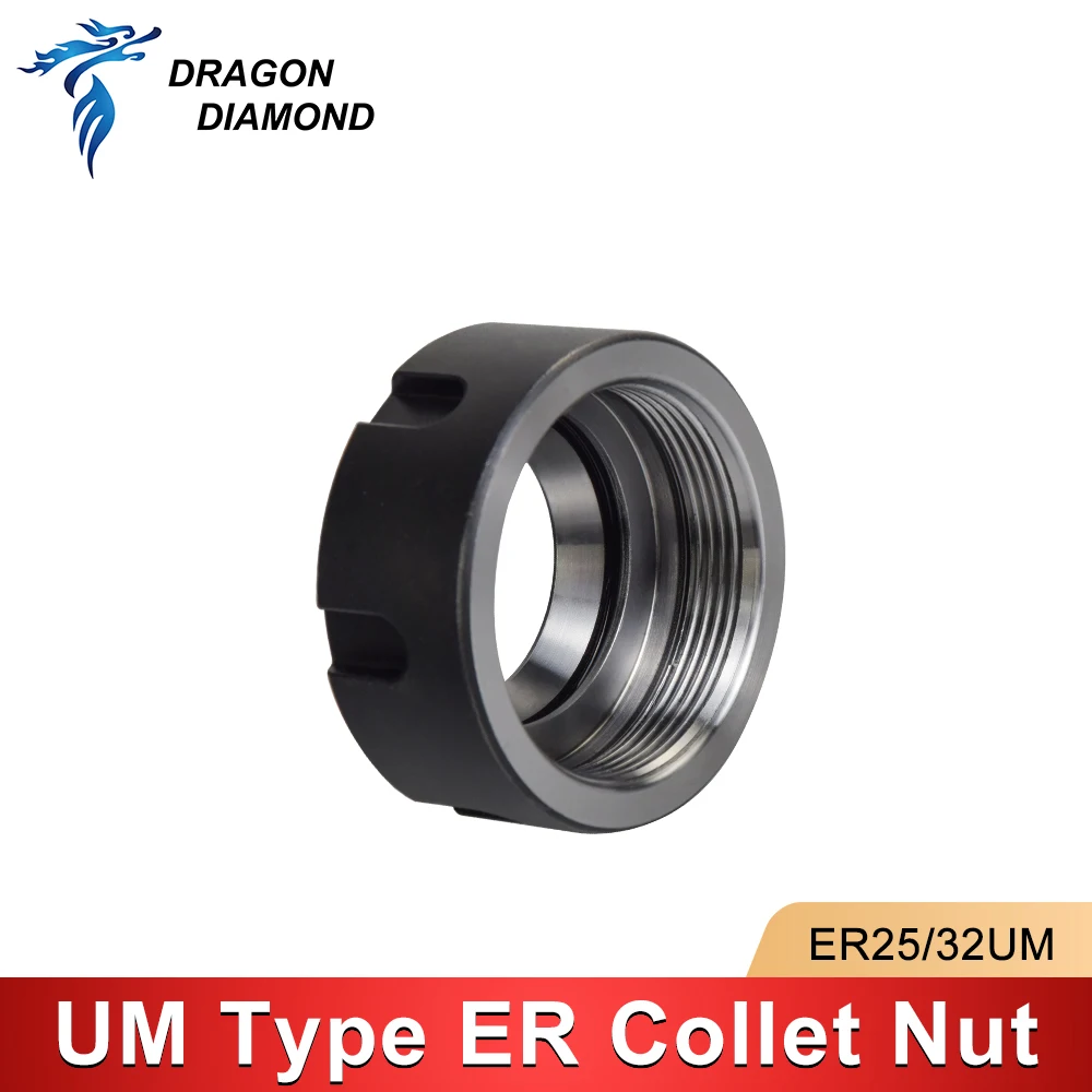 3Pcs ER Nut ER25 ER32 UM Nut ER Collet Nut for Clamping CNC Milling Turning Collet Chucks ER Knife Shank