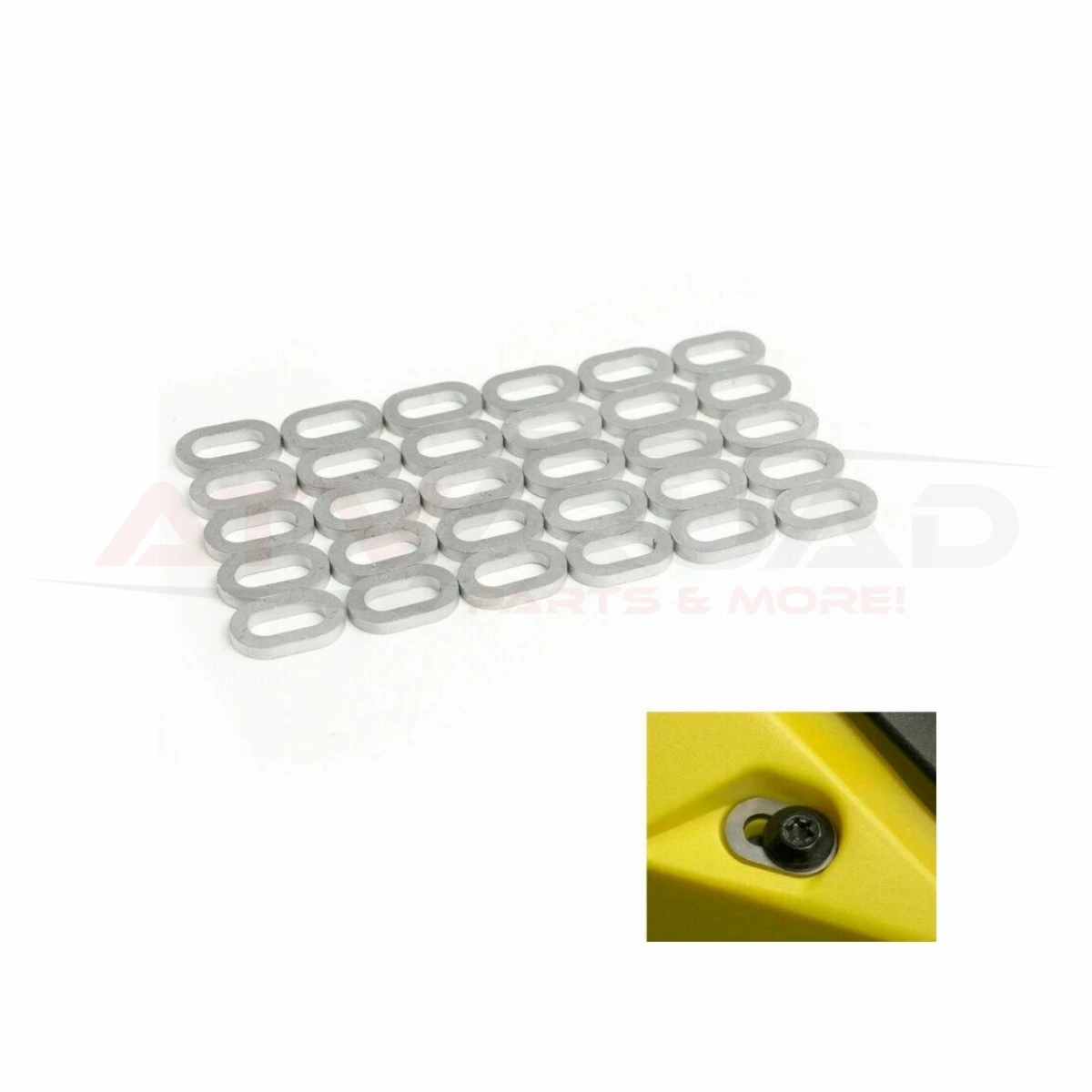 

30PCS Stainless Steel Body Washer for Sea-Doo Spark Trixx 2 Up 3 Up 900 ACE 900 HO ACE Rotax 291003880