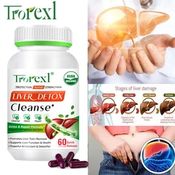 Liver Detox Cleanse Supplement Herbal Formula Pueraria Lobata Liver Protecting Capsules, Fatty Liver Repair, Lipid Lowering