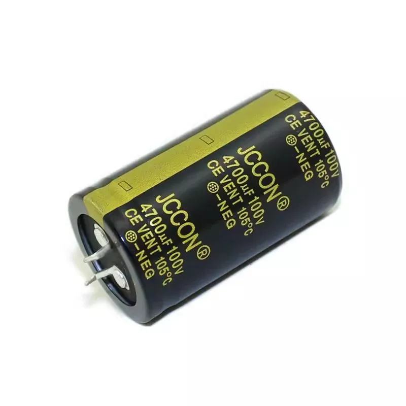 2pcs 100v 4700uf JCCON Audio Amplifier Power Supply Filter Capacitor 30x50mm