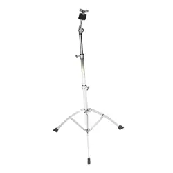 Metal Cymbal Stand Adjustable Floor Triangle Bracket with Rubber Feet Stretchable Legs Cymbal Holder Percussion Holder Mount