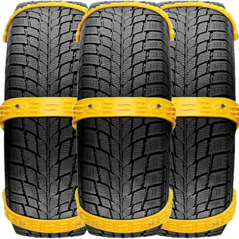 

Car Snow Chains Emergency Tire Chains Auto Tire Anti-Skid Chains Thickened Beef Tendon Wheel Chain for Snow Mud Sand Road