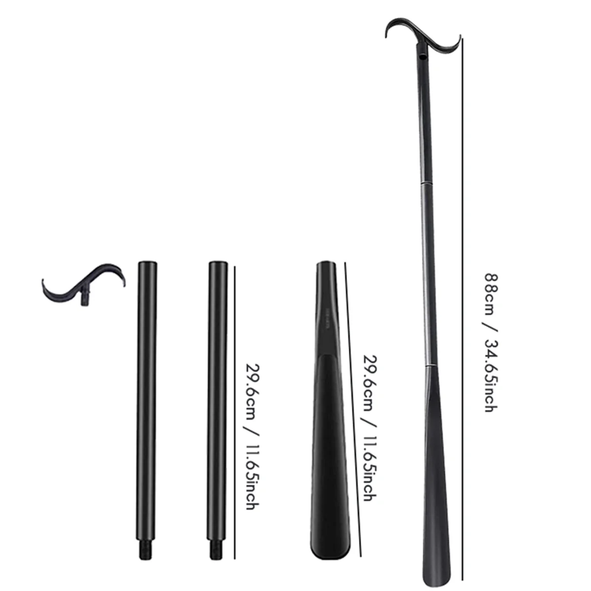 

AT59 Туалетная палочка с рожком для обуви с инструментом для снятия носков, регулируемые удлиненные повязки для обуви, носков, рубашек