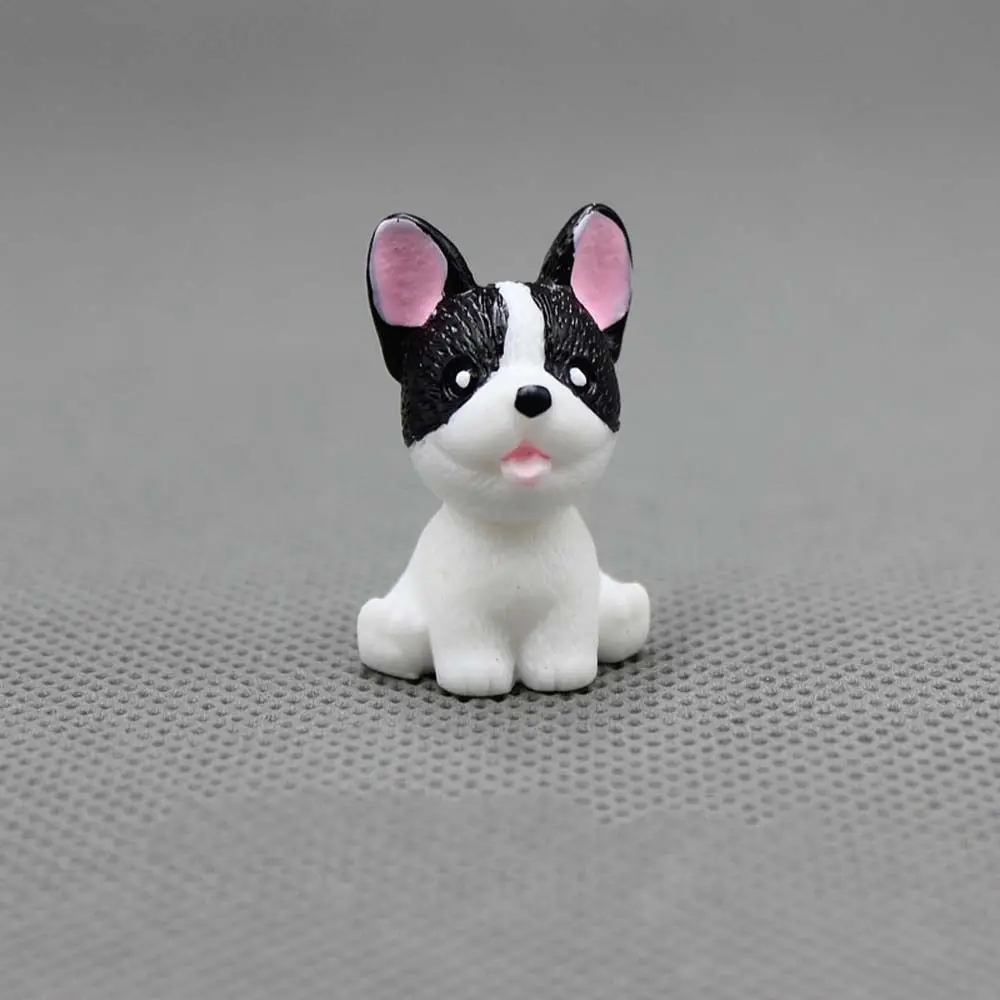 واقعية صغيرة الراتنج الكلاب لطيف الحيوانات DIY بها بنفسك الديكور جرو مصغرة التماثيل نموذج ديكور المنزل الكلب الحلي تررم الحرف #6
