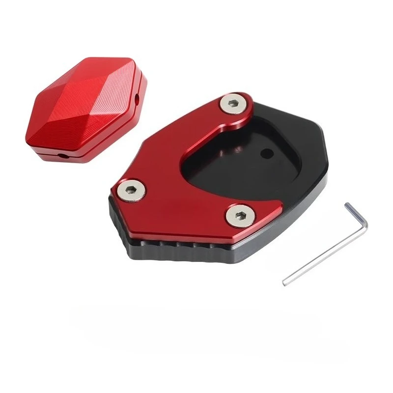 Fiddle Motorcycle Kickstand Decoration For SYM Fiddle5 Fiddle4 Parking Rack Base Enlarged Pad CNC Modification Accessories view 4