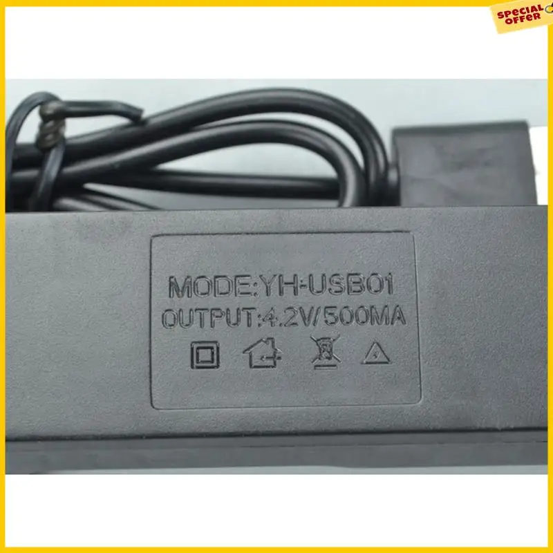 

A25P 20X Battery Charger USB 1 Slot Universal Quick Charging Rechargeable Lithium Battery Charger For 18650 26650 14500 16340
