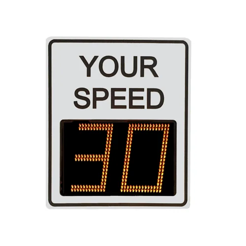 Customized Traffic Warning Signs Solar Powered Radar Speed Display Signs