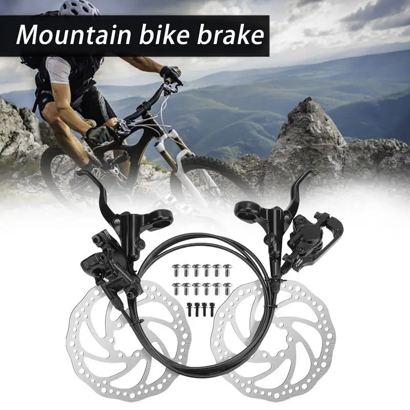 Mountain Hydraulic Disc Brake 800mm/1400mm Oil Pressure Braking Kit Universal Aluminum Alloy Cycling Accessory for Road Bike