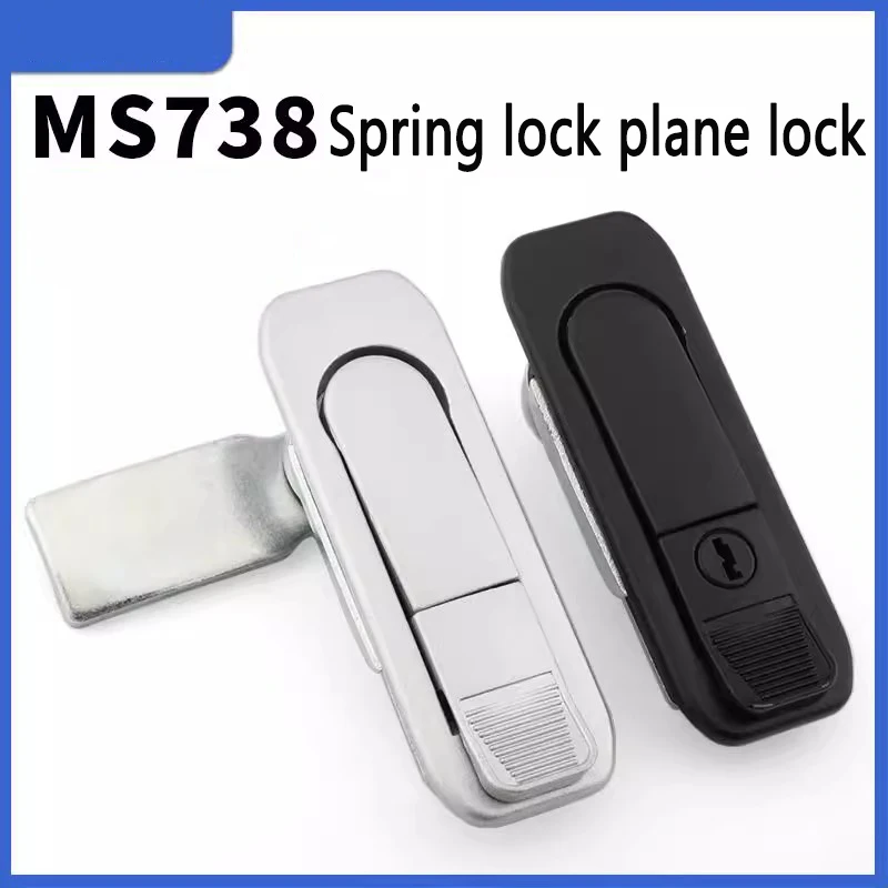 MS 738-1 mechanical equipment spring lock, distribution cabinet door lock, plane lock, 738-2 small spring lock