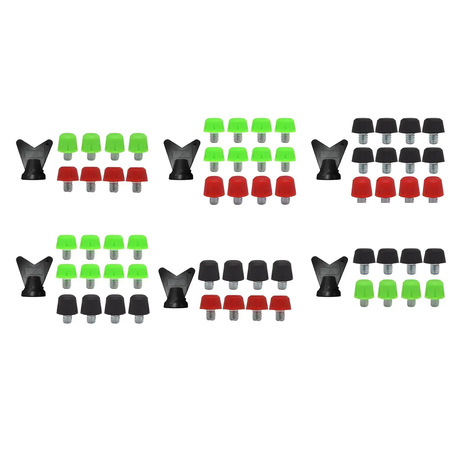 

12Pcs Football Shoe Spikes Soccer Boot Cleats Firm Ground with Wrench Comfortable Track Shoes Accessories for Outdoor Sports