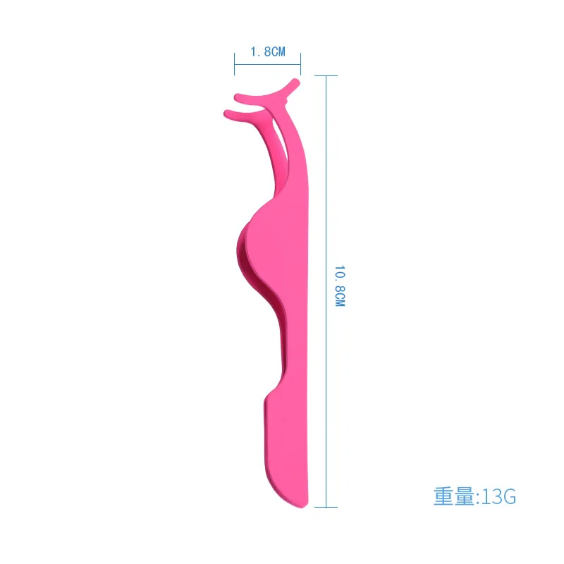 Qi duo 1 pçs extensão de cílios braçadeira auxiliar clipes plástico cílios extensão pinças prática beleza olho lash maquiagem ferramentas