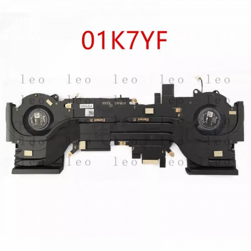YU nuevo para Dell Laptop G15 AMD 115W CPU GPU ventilador de refrigeración con disipador de calor 01K7YF 1K7YF