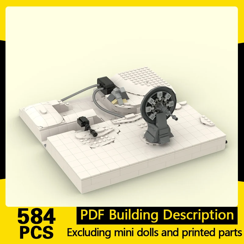  Movies Model MOC Building Bricks Defensive Fortification Base Modular Technology Gifts Holiday Assemble Children Toys Suit