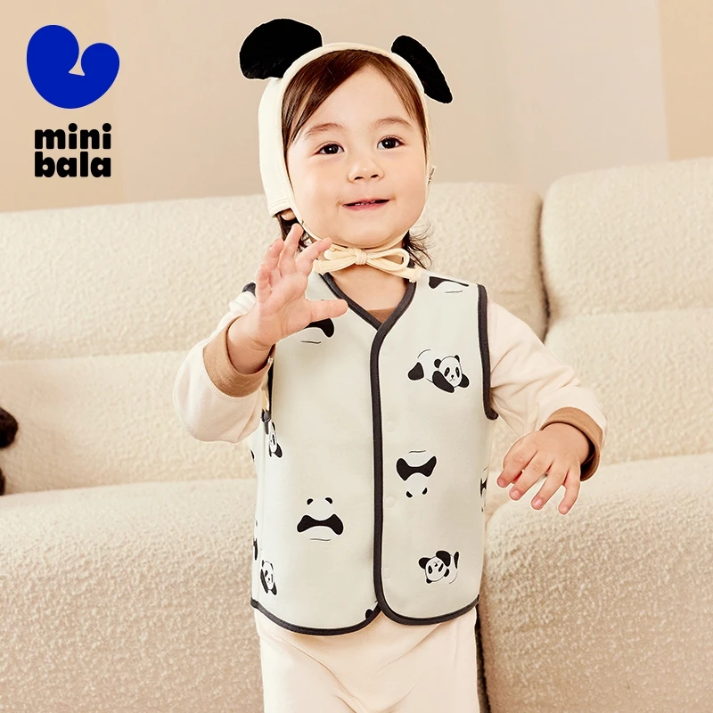 Mini Bala Waistcoat for Boys and Girls with Soft, Comfortable and Warm Feature for Babies, Wearable Outside for Children