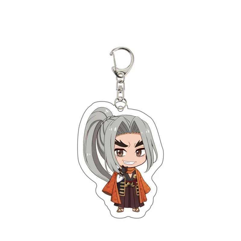6cm Record of Ragnarok Llavero Anime LuBu Thor Ying Zheng Shiva Gautama Buddha Acrylic Figure Keychain Fans Gifts