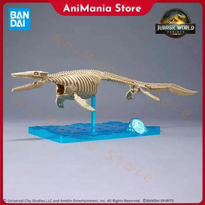 

Bandai оригинальная аниме JURASSIC WORLD, экшн-фигурка Mosasaur, скелет, сборная модель, игрушки, Коллекционная модель, подарки для детей