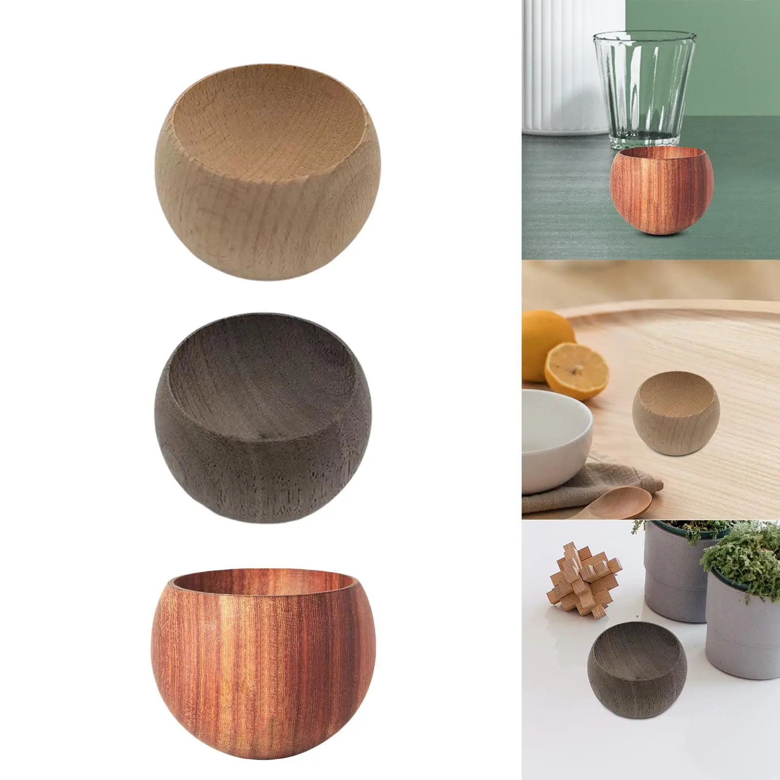 Fragrance Oil Wooden Car Round Gifts Car Air for Automotive Office Bookshelf