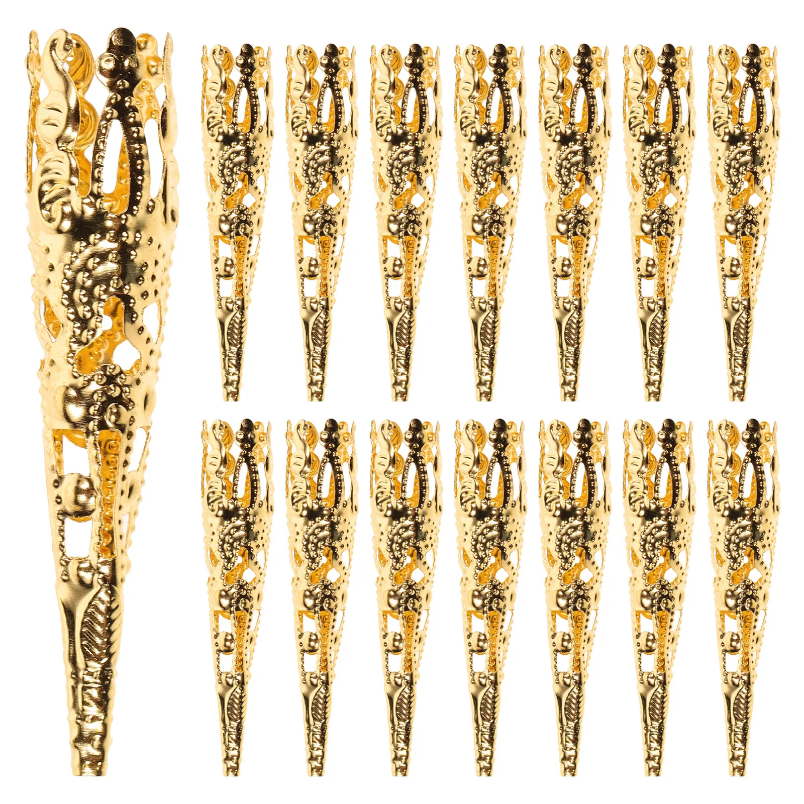 100 unidades de soportes largo - Bead Cap Flower reseña y precio
