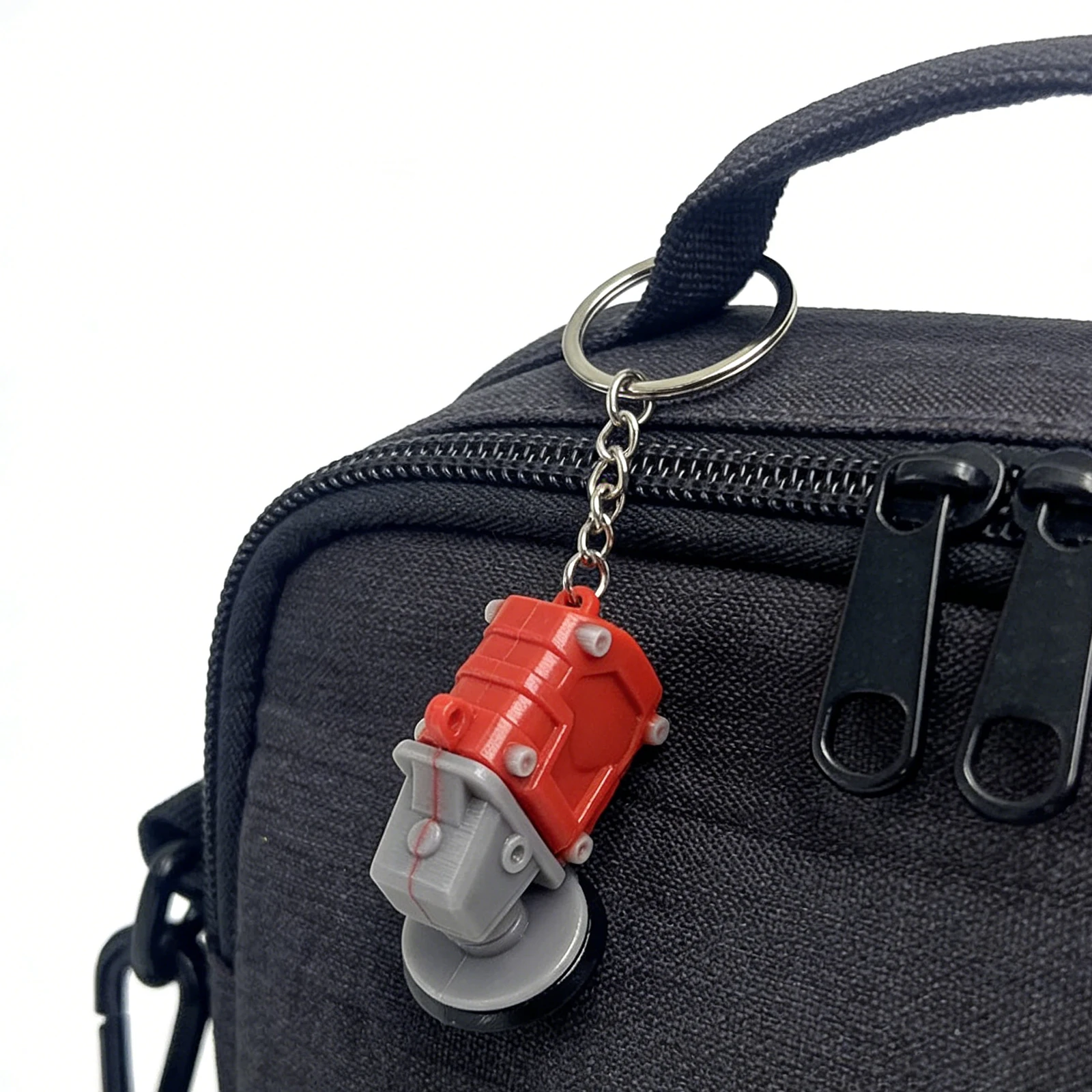 Purse Backpack Pendant 2 IN 1 Mini Grinder Keychain Realistic Practical Grinding Tool Birthday Gift For Hardware Enthusiast