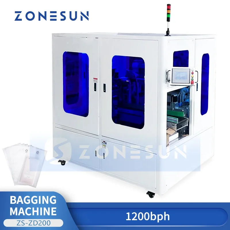 ZONESUN ZS-ZD200 Automatic Bagging System Automated Bagger Horizontal Bagging Machine Bagging Equipment