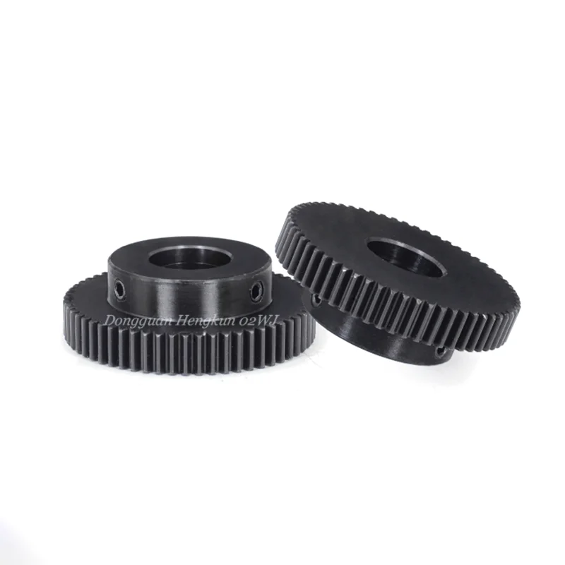 1.5 Module Spur Gear 12-50 Teeth with Boss, Multiple Bore Sizes 6/6.35/8/10/12/15mm for Precision Transmission