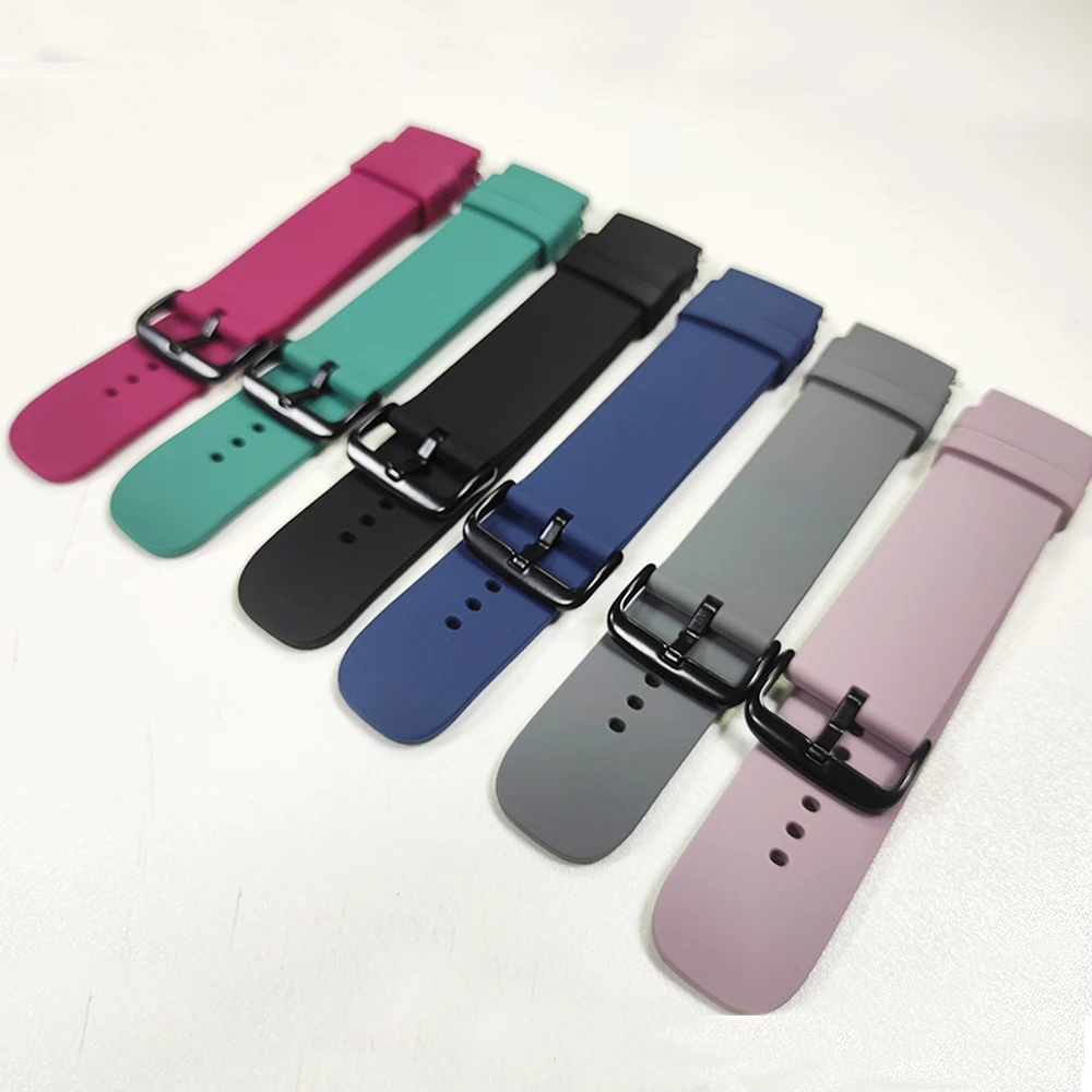 For Amazfit Bip 3 Pro/S Lite/U Pro/GTR 42mm Correa 20mm Silicone Band Strap For Amazfit GTS 4 Mini/2 2E 3 Wristband Bracelet