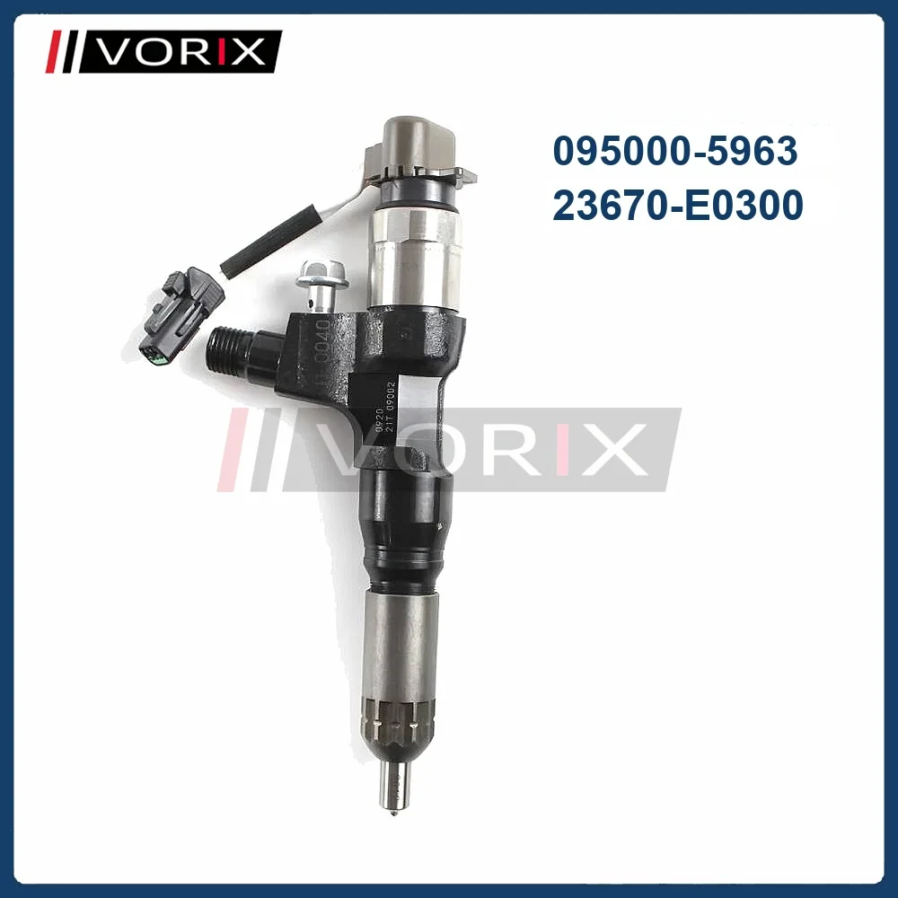 

Common Rail Fuel Injector 095000-5963 23670-E0300 For HINO Truck J08E Engine