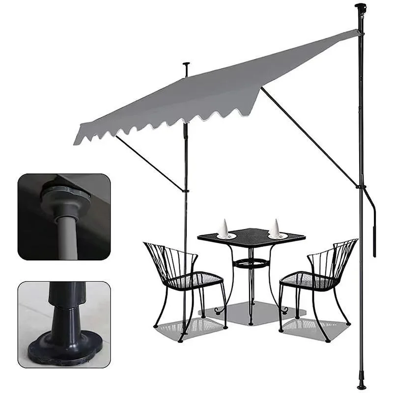 

Folding telescopic canopy, household rainproof